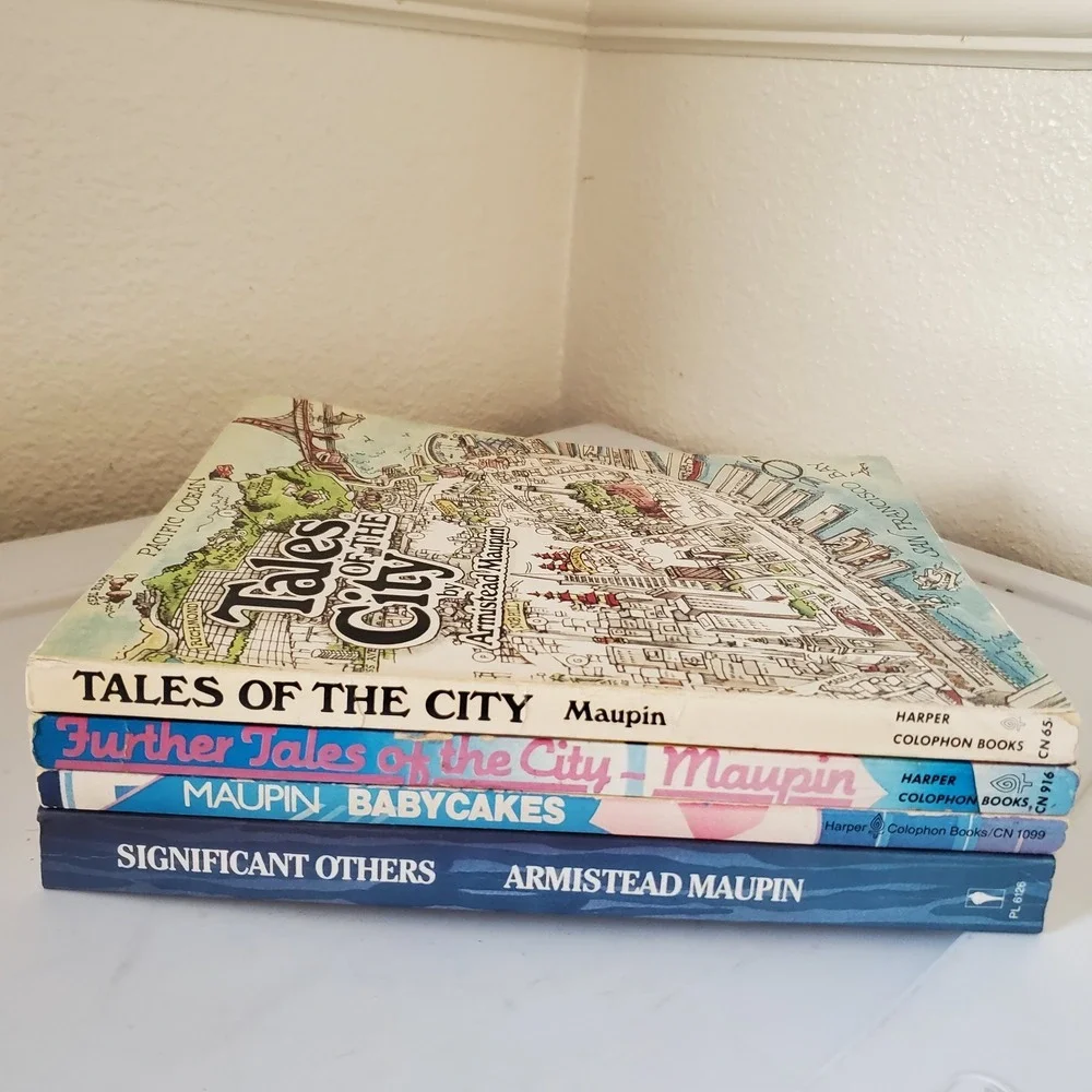 Armistead Maupin Tales of the City 4 Book Lot Vintage Paperbacks Harper Colophon